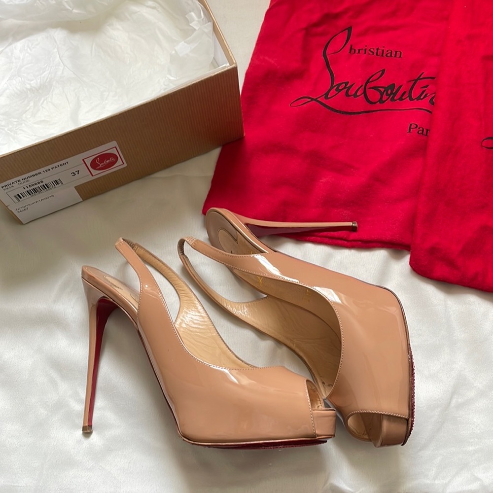Nude Christian Louboutin Heels